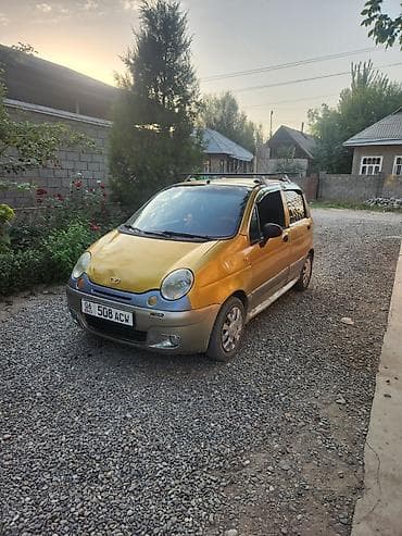ош ишкаван: Daewoo Matiz: 2001 г., 0.8 л, Автомат, Бензин, Хетчбек — 2