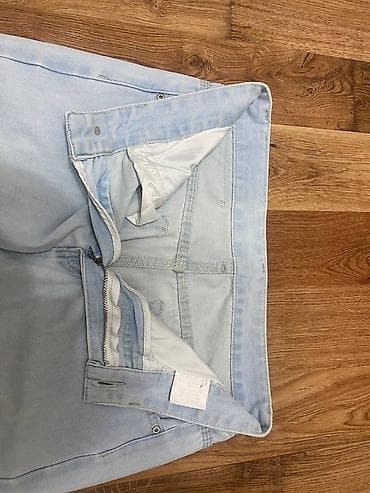 Джинсы, Палаццо, Zara, Турция, Высокая талия, L — 4