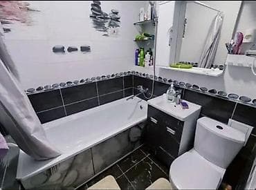 Квартиры: 1 комната, 51 м², 106 серия улучшенная, Кок-Жар мкр 106 серия улучшенная, 8 этаж, Евроремонт — 4