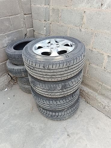 Колеса в сборе 215 / 60 / R 16, Всесезонная, Б/у, Комплект, Легковые, Литые, отверстий - 5