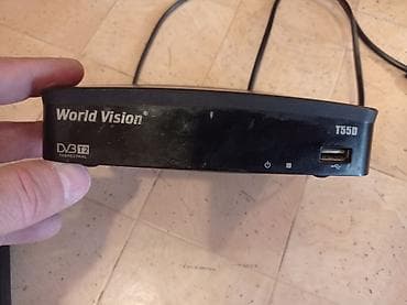 Проекторлор: Смарт ТВ приставка World Vision T55D не рабочая, пульт рабочий Пульт — 3