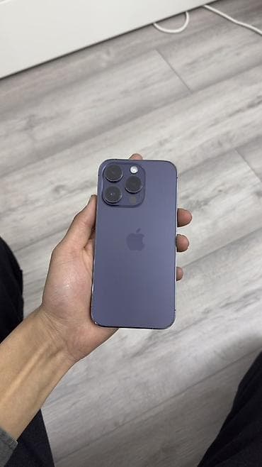 eos r: IPhone 14 Pro, Б/у, 256 ГБ, Deep Purple, 78 % — 3