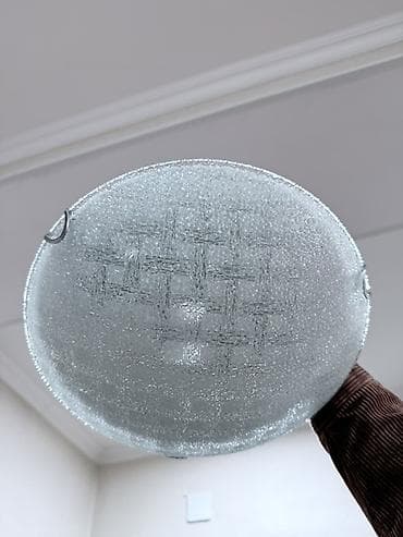 стекло ош: Плафон для потолочного светильника - Материал: толстое фактурное — 2