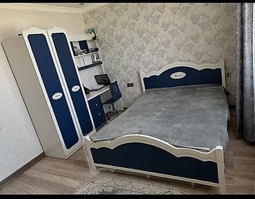 купить детский домик: Детская гарнитура, Для мальчика, ДСП, цвет - Синий — 1