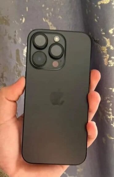 IPhone 14 Pro Max, Б/у, 256 ГБ, Черный, Зарядное устройство, Защитное стекло, 77 %