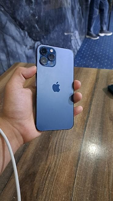 IPhone 12 Pro Max, 128 ГБ, Pacific Blue, Кабель