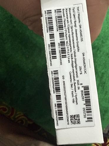 note 10 lite: Samsung Galaxy A56, Б/у, 256 ГБ, цвет - Черный, 2 SIM — 8