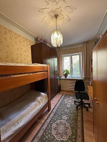 Недвижимость: 4 комнаты, 82 м², 105 серия, Асанбай мкр 105 серия, 3 этаж — 9