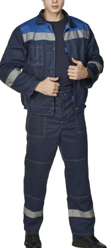 парные спортивные костюмы: Мужские рабочие костюмы (куртка + брюки) производство РОССИЯ фабричные — 7