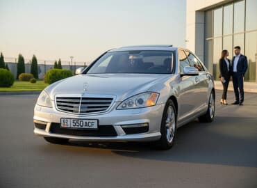 авто в кредит: Mercedes-Benz S-Class: 2005 г., 3.5 л, Автомат, Газ, Седан — 1