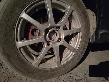 audi q7: Комплект из 4 легкосплавных дисков R-14/4x100 !

только бмен на R-15 — 2