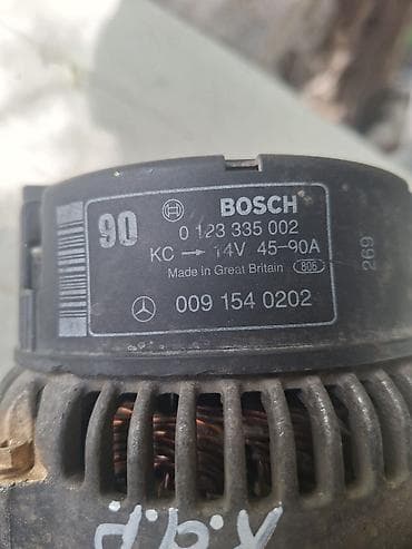 Генератор Mercedes-Benz 1995 г., Колдонулган, Оригинал, Германия — 3