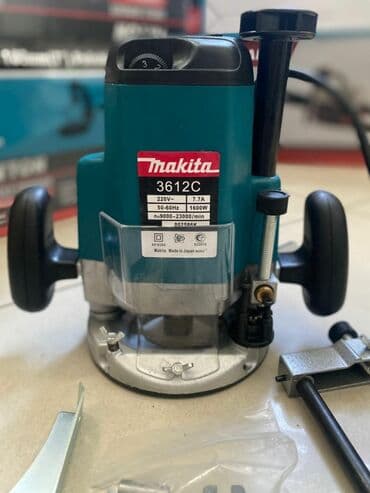 Мощный Оберфрезер Makita Оснащен двигателем мощностью 1600 Ват