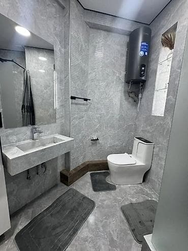 43: 2 комнаты, 43 м², Тунгуч мкр Элитка, 9 этаж, Дизайнерский ремонт — 3