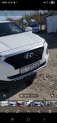 машина для инвалидов: Белый кроссовер Hyundai Santa Fe с характерной решеткой радиатора и — 1