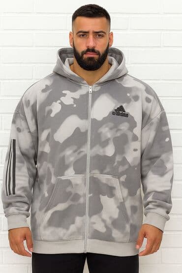 Стильные Худи Adidas с молнией и капюшоном Размер- 2XL. - Цвет и