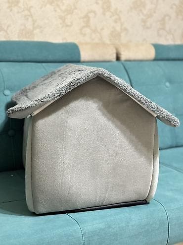 Батуттар: Мягкий домик для питомца (кошки/мелкой собаки) - Форма: закрытый — 4