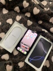 айфон se цена бу: IPhone 16 Pro, Колдонулган, 256 ГБ, Black Titanium, Кабель, Куту, 92 % — 2