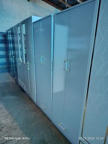 мягкая мебел: Шифоньер, шкаф для одежды, Прямой, ЛДСП — 4