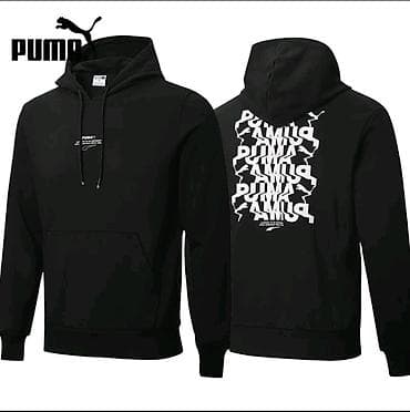 tech flece: Мужская толстовка, M, Puma, Новый, цвет - Черный — 1