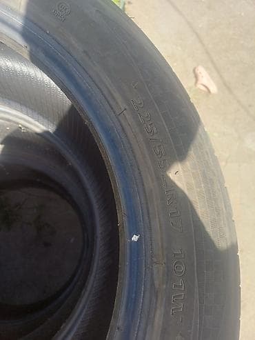 зимние шины 2256017: Комплект летних шин 225/55 R17 101W. состоянии жакшы срочно срочно - — 2