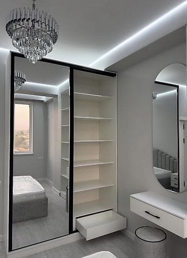 мебель белая: Комплект мебели для спальни в современном минималистичном стиле, цвет — 4