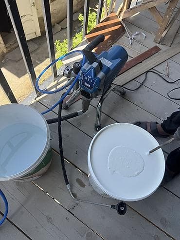 краска пулизатор: Безвоздушный аппарат для покраски, Б/у — 1