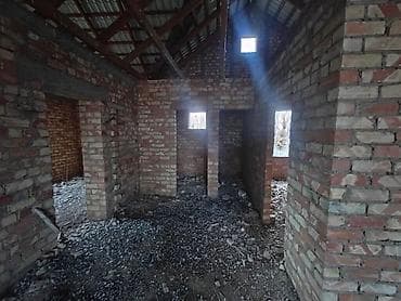 Продажа домов: Продаётся одноэтажный кирпичный дом с мансардным объёмом под отделку — 4