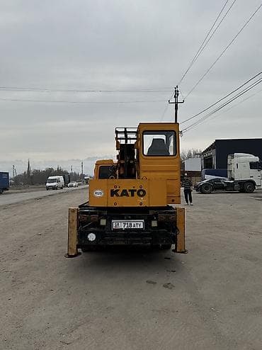 цистерну 16 кубов: Автокран, Nissan, 1994 г., 21 м — 8