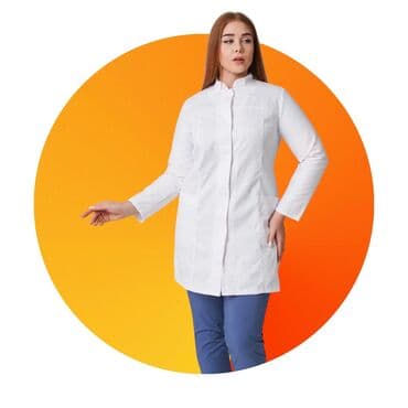 аренда костюм: Медицинский халат 🇰🇬 Ткань габардин Ткань тиси Ткань хб Медицинский — 5