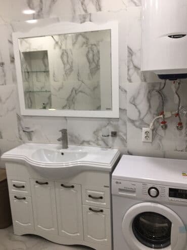 долгосрочная квартира кызыл аскер: 3 комнаты, Без подселения, С мебелью полностью — 21