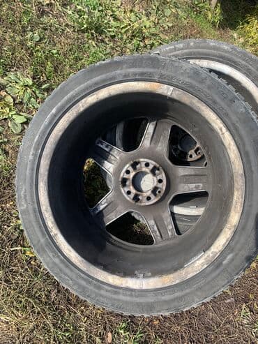 машина ман: Дөңгөлөктөр монтажда 245 / 45 / R 19, Кыш, Колдонулган, Комплект, Жеңил унаалар, Куйма, тешиктери - 5 — 13