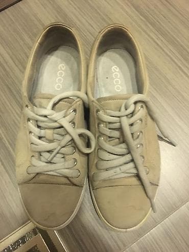 Туфли: Продаю б/у кроссовки для улиц и ходьбы ecco, оригинал, кожа нубук — 1