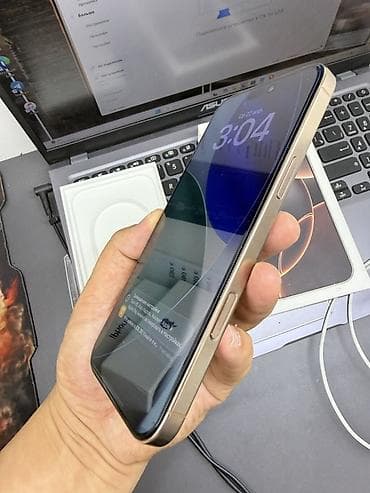 ipod touch: IPhone 16 Pro Max, Б/у, 256 ГБ, Natural Titanium, Коробка, 90 % — 3