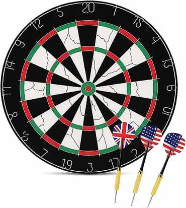 Спорт жана хобби: Дартс набор для дома и офиса (45cm) - Классическая круглая мишень с — 1