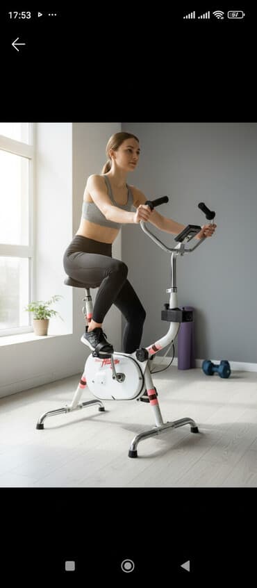эллиптический тренажер купить в бишкеке: Велотренажёр Mebio Allegro - Компактный механический велотренажёр для — 2