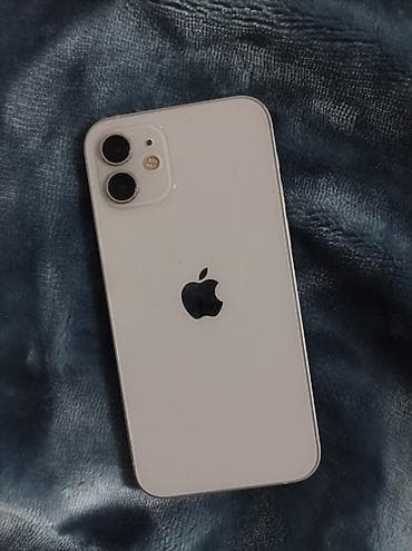 IPhone 12, Б/у, 128 ГБ, Белый, 76 %