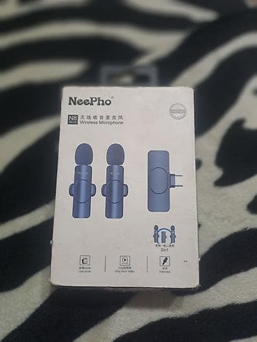 Аудиотехника: Беспроводная петличная система NeePho N8 Plus (2 передатчика + — 1