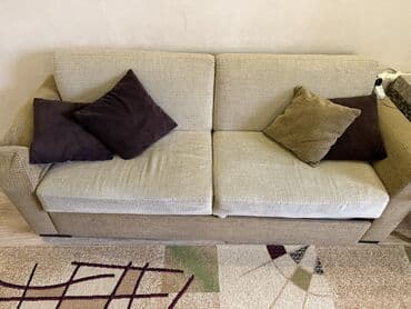 мебель трансформер бишкек: Комплект мягкой мебели, Самовывоз, цвет - Бежевый — 2