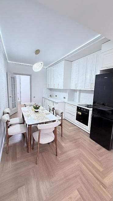110 квартал дом: 3 комнаты, 80 м², Асанбай мкр Элитка, 10 этаж, Евроремонт — 1