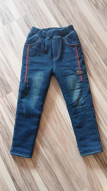 джинсы для девочки: Джинсы и брюки, цвет - Синий, Б/у — 5