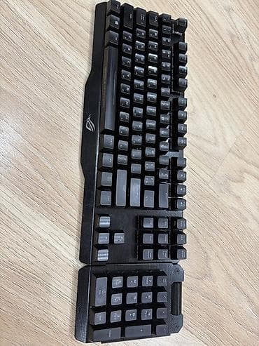 Клавиатура, Asus, Механикалык, Зымдуу туташтыруу, Өлчөмү: 100%