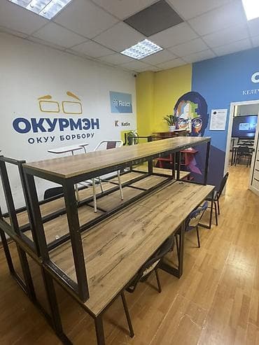 столы для обучения: Офисный стол, Нерегулируемый, Прямоугольный — 1