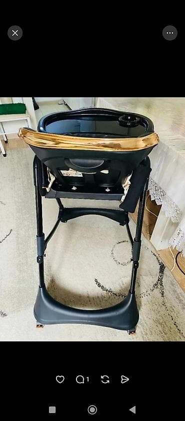 foldable table: Детский стульчик для кормления Kidilo (складной) - Удобная складная — 4