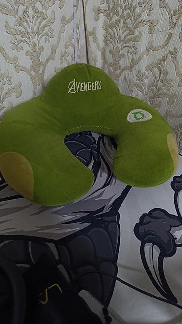 матролер: Подушка с мягкой набивкой, цвет - Зеленый — 1