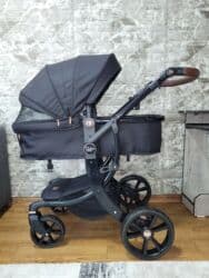 купить колеса на коляску бу: Коляска, цвет - Черный, Б/у — 2