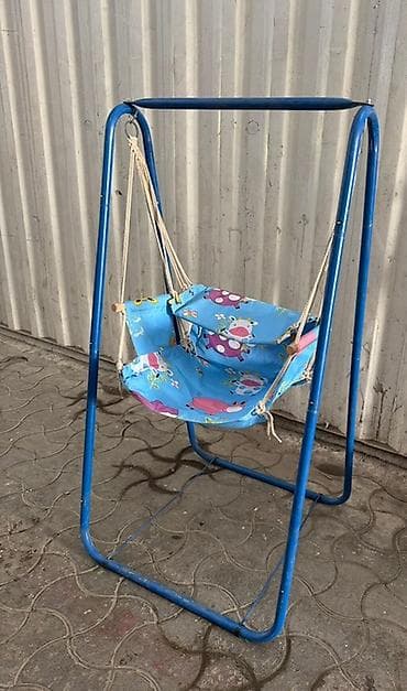 качели кресло: Подвесное кресло-гамак на напольной стойке новая Кресло Качеля горка — 2