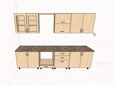 coffee table: Туалетный столик, С зеркалом, цвет - Белый, ЛДСП — 9