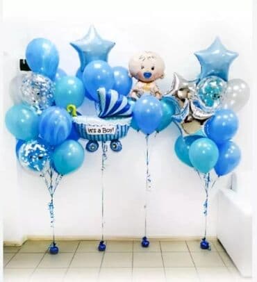 купить гелевый балон для шаров: Геливые шары Шарики на заказ Выписка из роддома День рождения Юбилей — 26