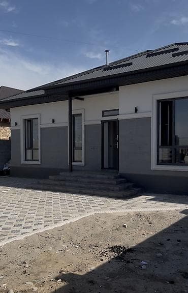 Үйлөр: Продается новый одноэтажный дом в ж/м Рухий Мурас 2 Современный дом с — 1